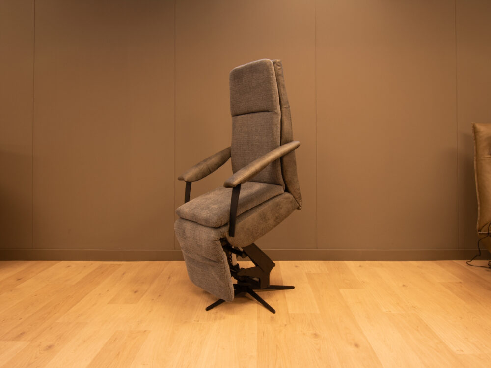 Chill- Line Magic Jaxx leder en stof sta op stoel showroommodel - Afbeelding 8