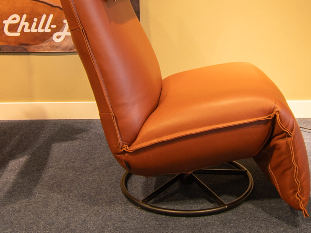 Indi showroommodel gasveer terracotta full Leather - Afbeelding 6